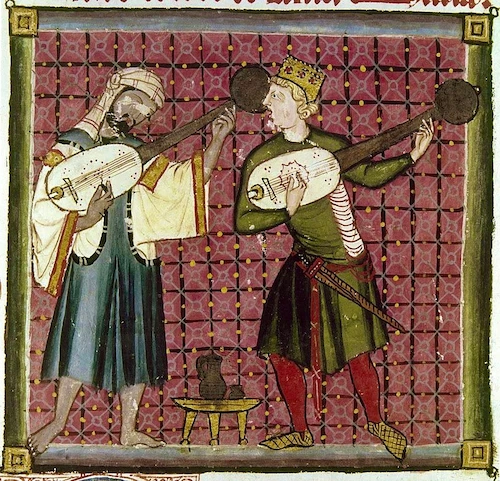 Juglares representados en las Cantigas de Alfonso X el Sabio.