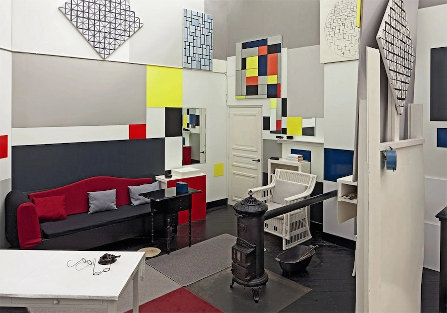 Estudio de Piet Mondrian